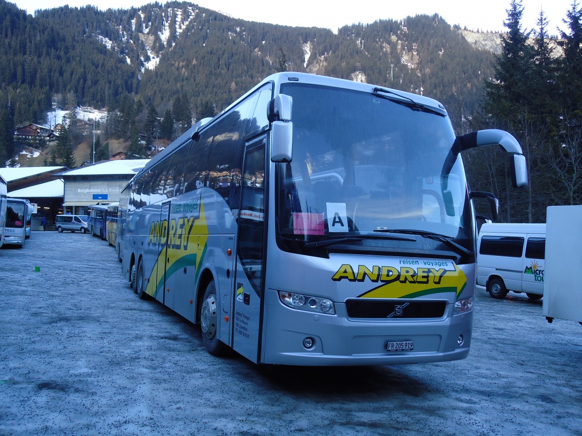 (131'995) - Andrey, Le Mouret - Nr. 1/FR 205'919 - Volvo am 8. Januar 2011 in Adelboden, ASB