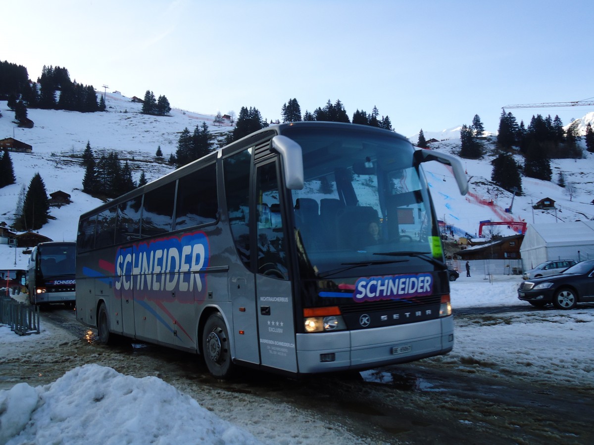 (132'204) - Schneider, Kirchberg - BE 65'067 - Setra am 8. Januar 2011 in Adelboden, Weltcup