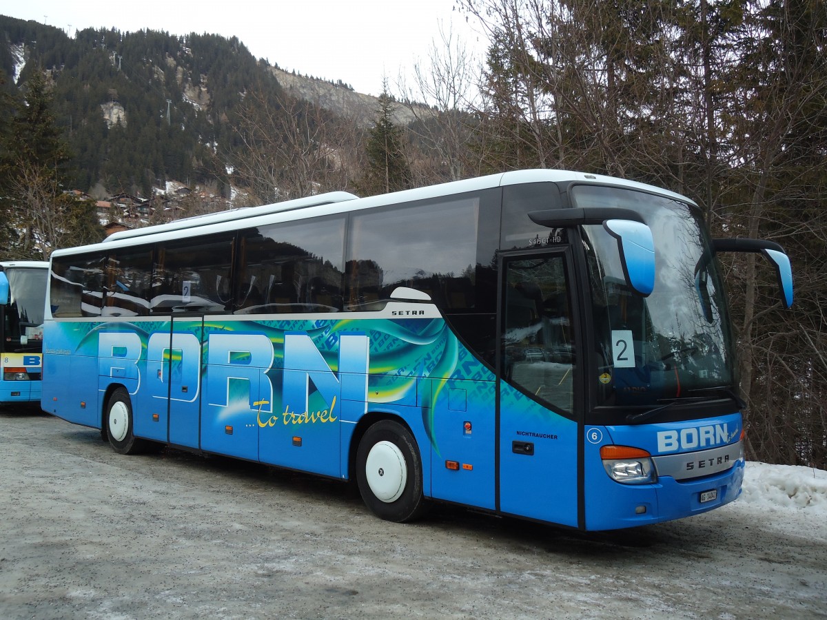 (132'242) - Born, Olten - Nr. 6/AG 14'041 - Setra am 9. Januar 2011 in Adelboden, ASB