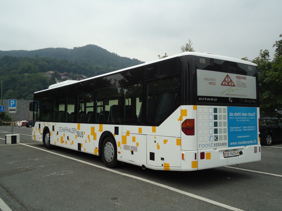 (133'969) - SB Schaffhausen - Nr. 14/SH 54'314 - Mercedes am 3. Juni 2011 in Thun, Seestrasse