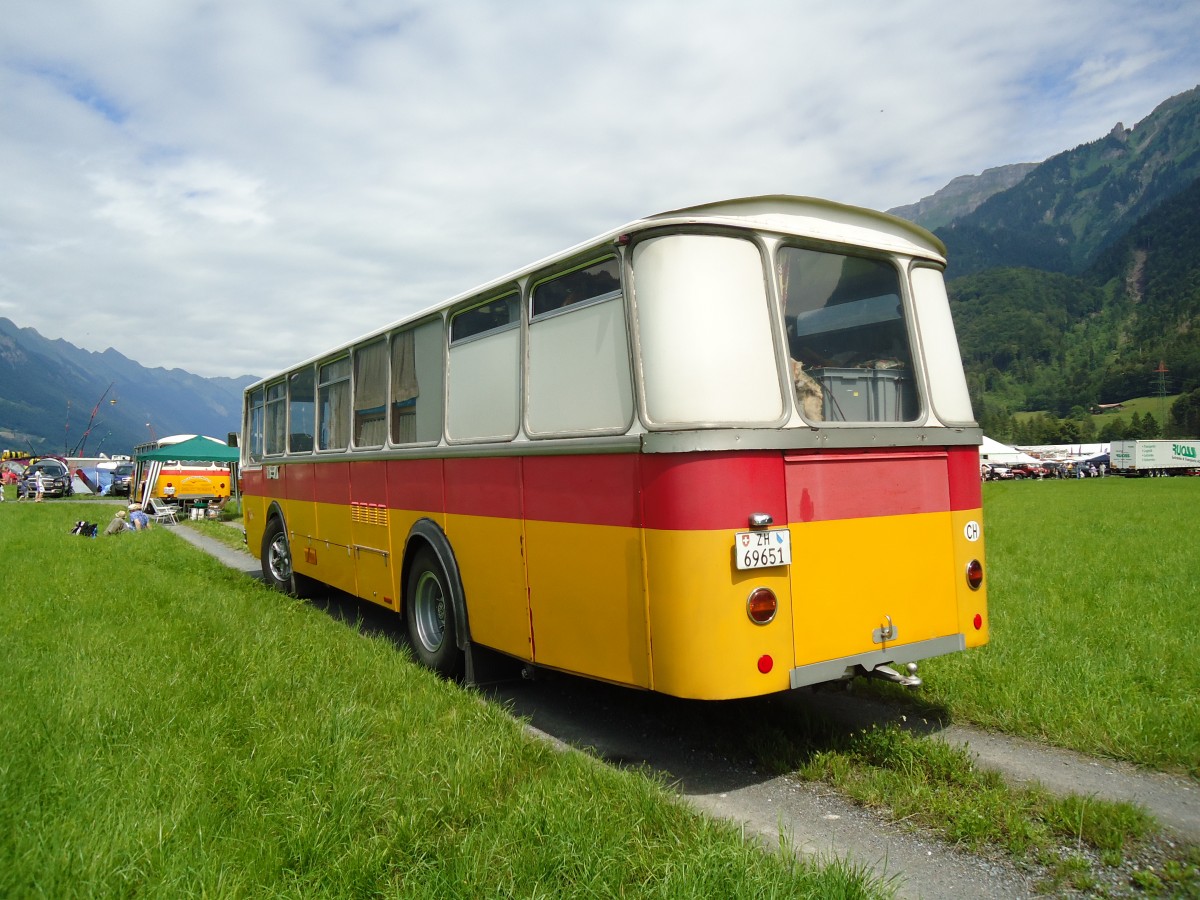 (134'416) - Trb, Oberrieden - Nr. 12/ZH 69'651 - FBW/R&J (ex Ryffel, Uster Nr. 12) am 25. Juni 2011 in Interlaken, Flugplatz