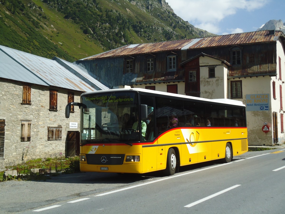 (135'693) - AVG Meiringen - Nr. 69/BE 416'769 - Mercedes am 21. August 2011 in Gletsch, Post