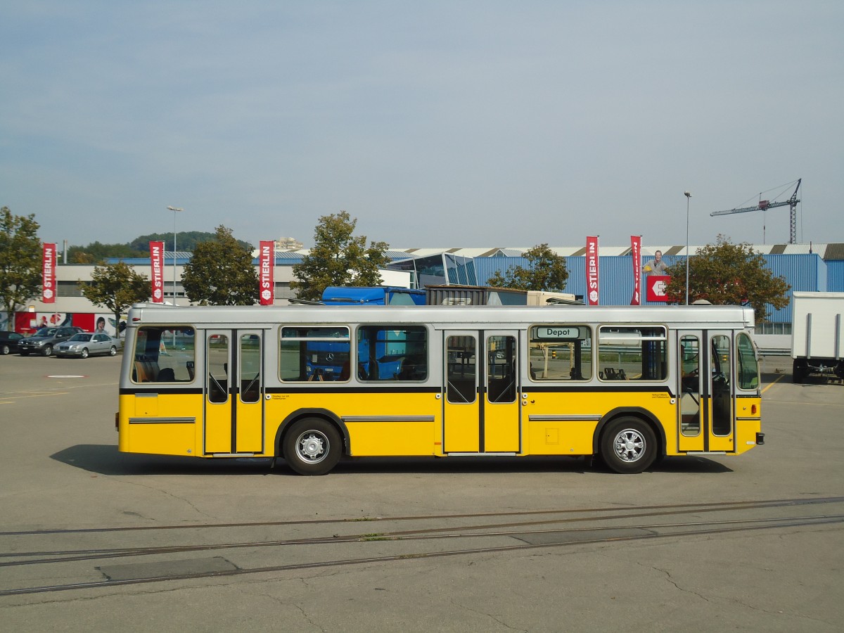 (136'141) - Wanner, Schleitheim - SH 58'045 - Saurer/Hess (ex Ruklic, Schaffhausen; ex VBSH Schaffhausen Nr. 40; ex VBSH Schaffhausen Nr. 19) am 25. September 2011 in Schaffhausen, Majorenacker