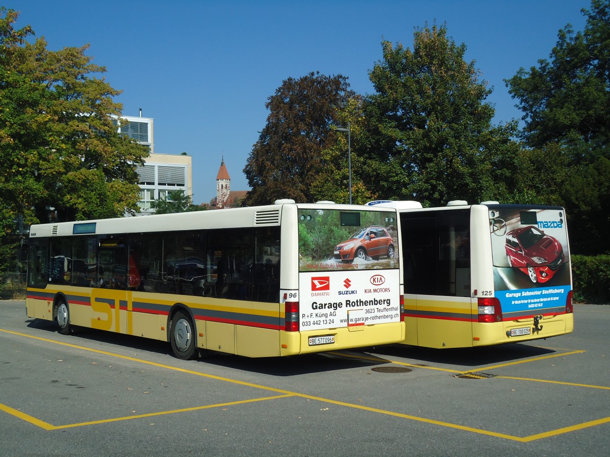 (136'251) - STI Thun - Nr. 96/BE 577'096 - MAN am 30. September 2011 bei der Schifflndte Thun