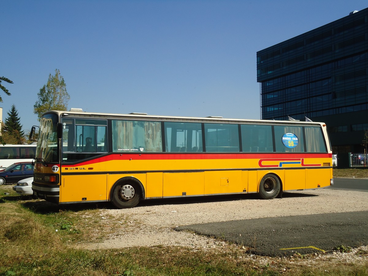 (136'461) - CFL Arges Pitesti - Nr. 47/BV 04 SIA - Setra (ex PostAuto/CH) am 5. Oktober 2011 in Brasov