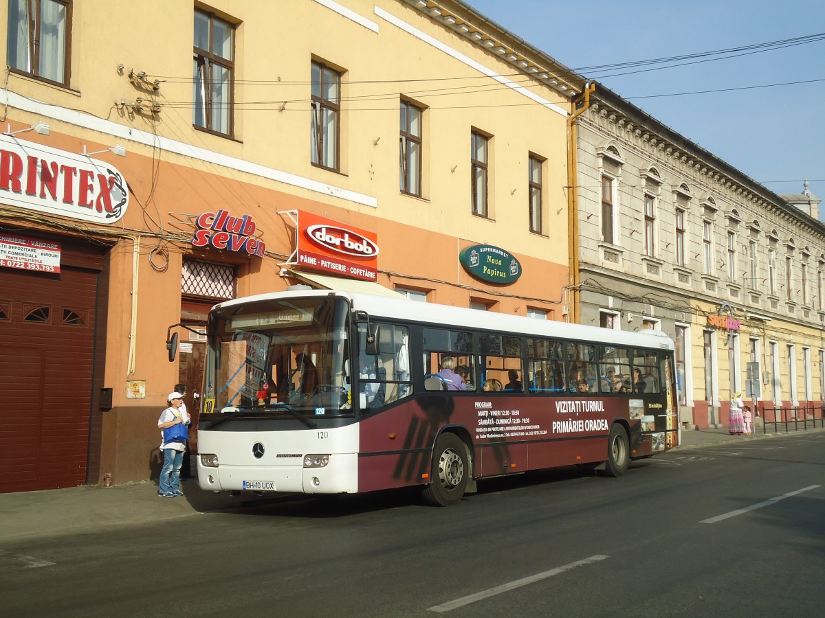 (136'562) - OTL Oradea - Nr. 120/BH 10 UOX - Mercedes am 6. Oktober 2011 in Oradea