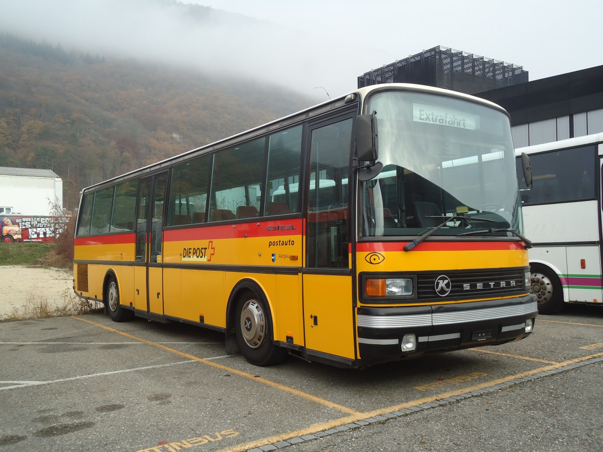 (137'030) - PostAuto Nordschweiz - Setra (ex Dubach, Walde) am 26. November 2011 in Biel, Rattinbus