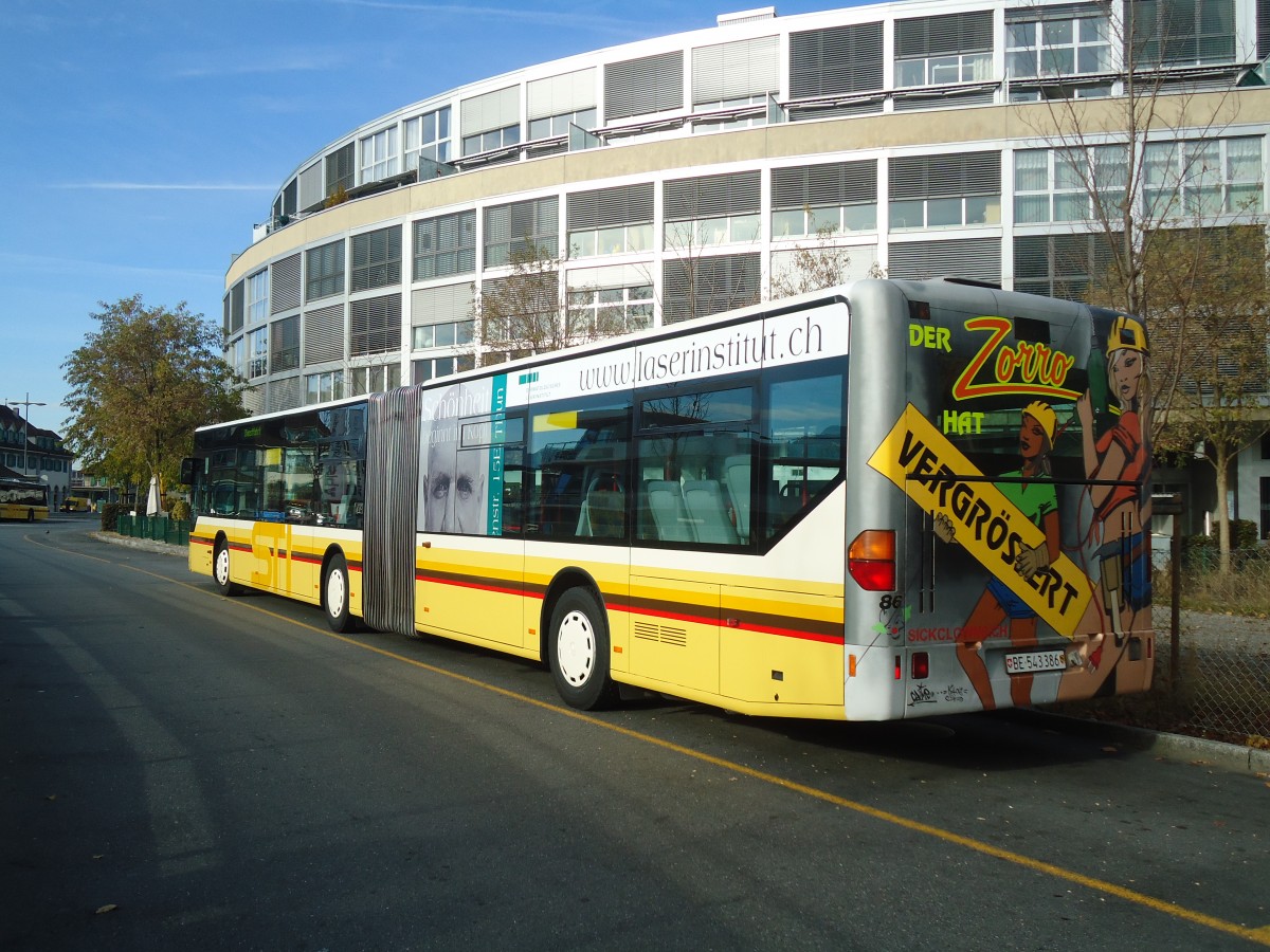 (137'070) - STI Thun - Nr. 86/BE 543'386 - Mercedes am 1. Dezember 2011 bei der Schifflndte Thun