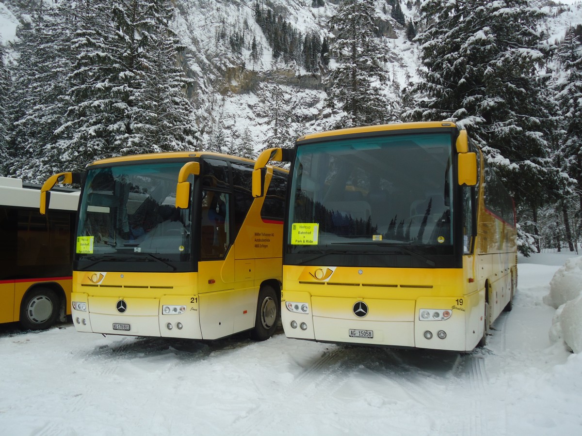 (137'441) - Tschannen, Zofingen - Nr. 19/AG 15'058 - Mercedes am 7. Januar 2012 in Adelboden, Unter dem Birg