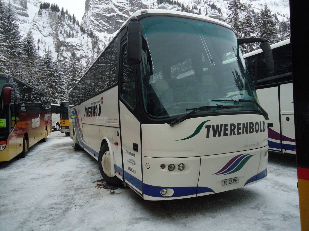 (137'494) - Twerenbold, Baden - Nr. 28/AG 26'399 - Bova am 7. Januar 2012 in Adelboden, Unter dem Birg