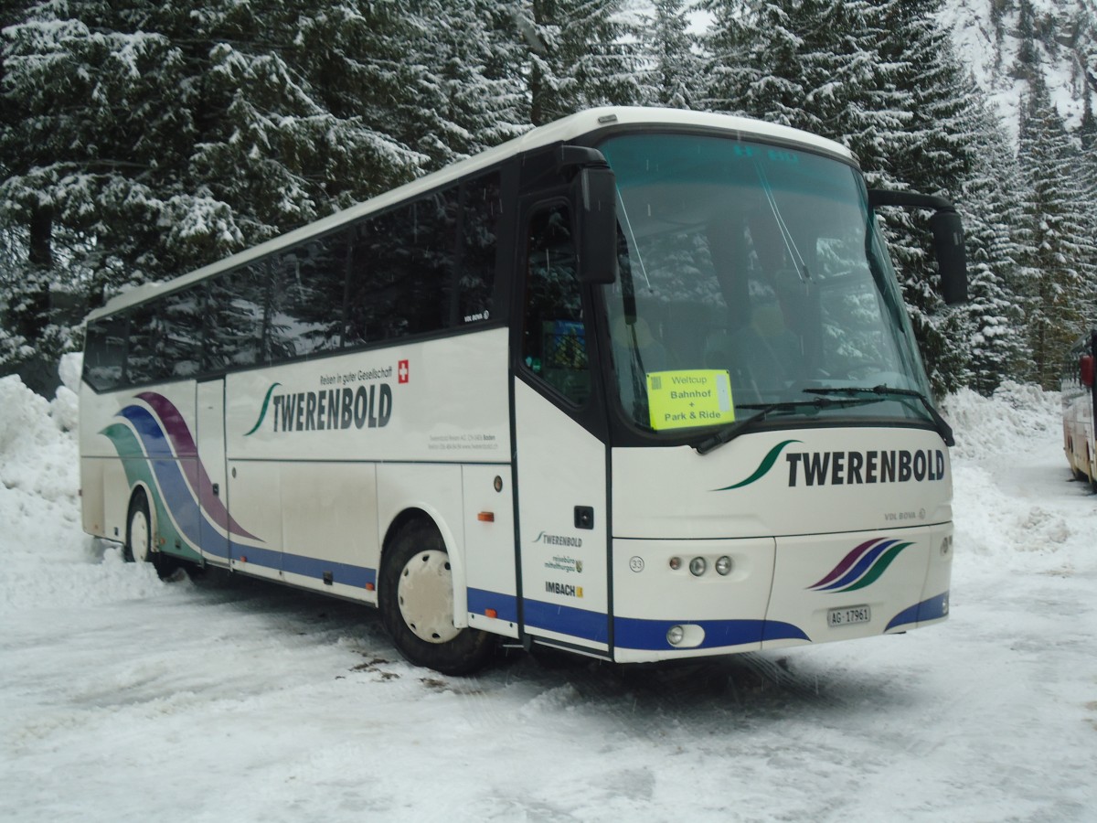 (137'497) - Twerenbold, Baden - Nr. 33/AG 17'961 - Bova am 7. Januar 2012 in Adelboden, Unter dem Birg