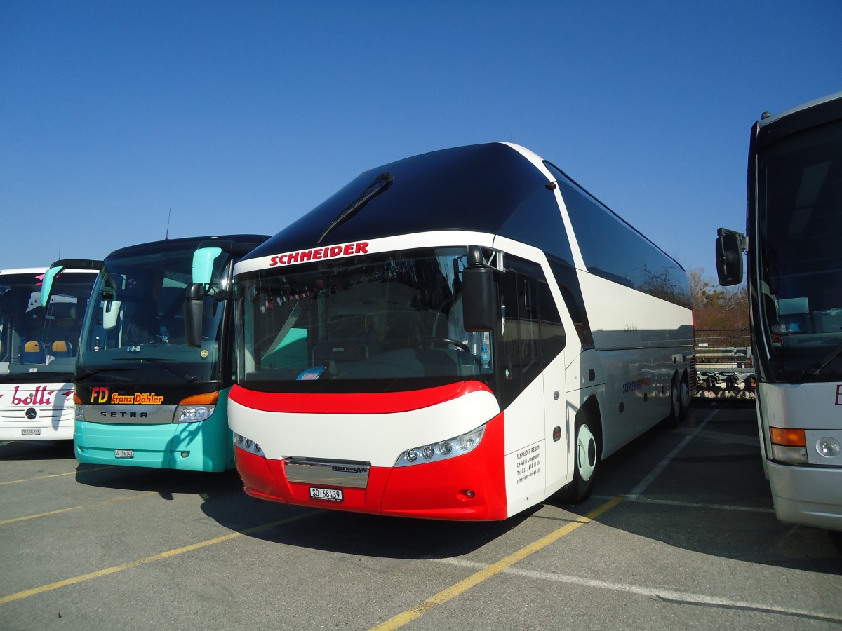 (138'211) - Schneider, Langendorf - SO 68'439 - Neoplan am 9. Mrz 2012 in Genve, P 47