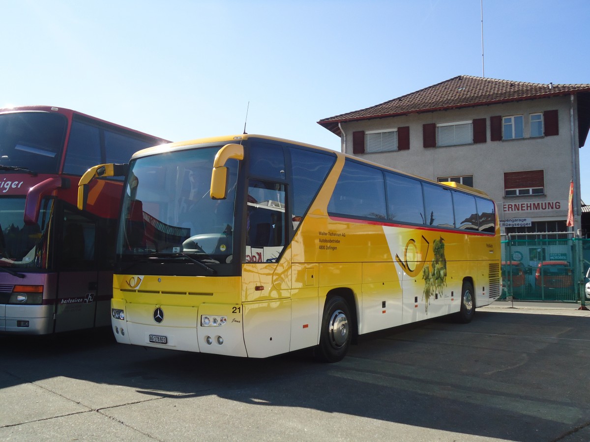 (138'337) - Tschannen, Zofingen - Nr. 21/AG 178'801 - Mercedes am 15. Mrz 2012 in Thun, Expo