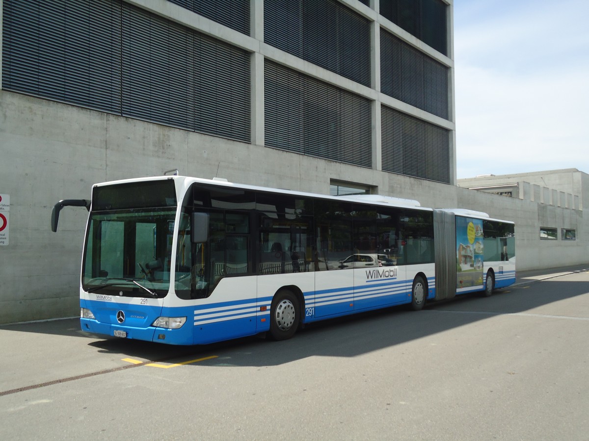 (139'133) - WilMobil, Wil - Nr. 291/SG 308'602 - MAN am 27. Mai 2012 in Weinfelden, BBZ