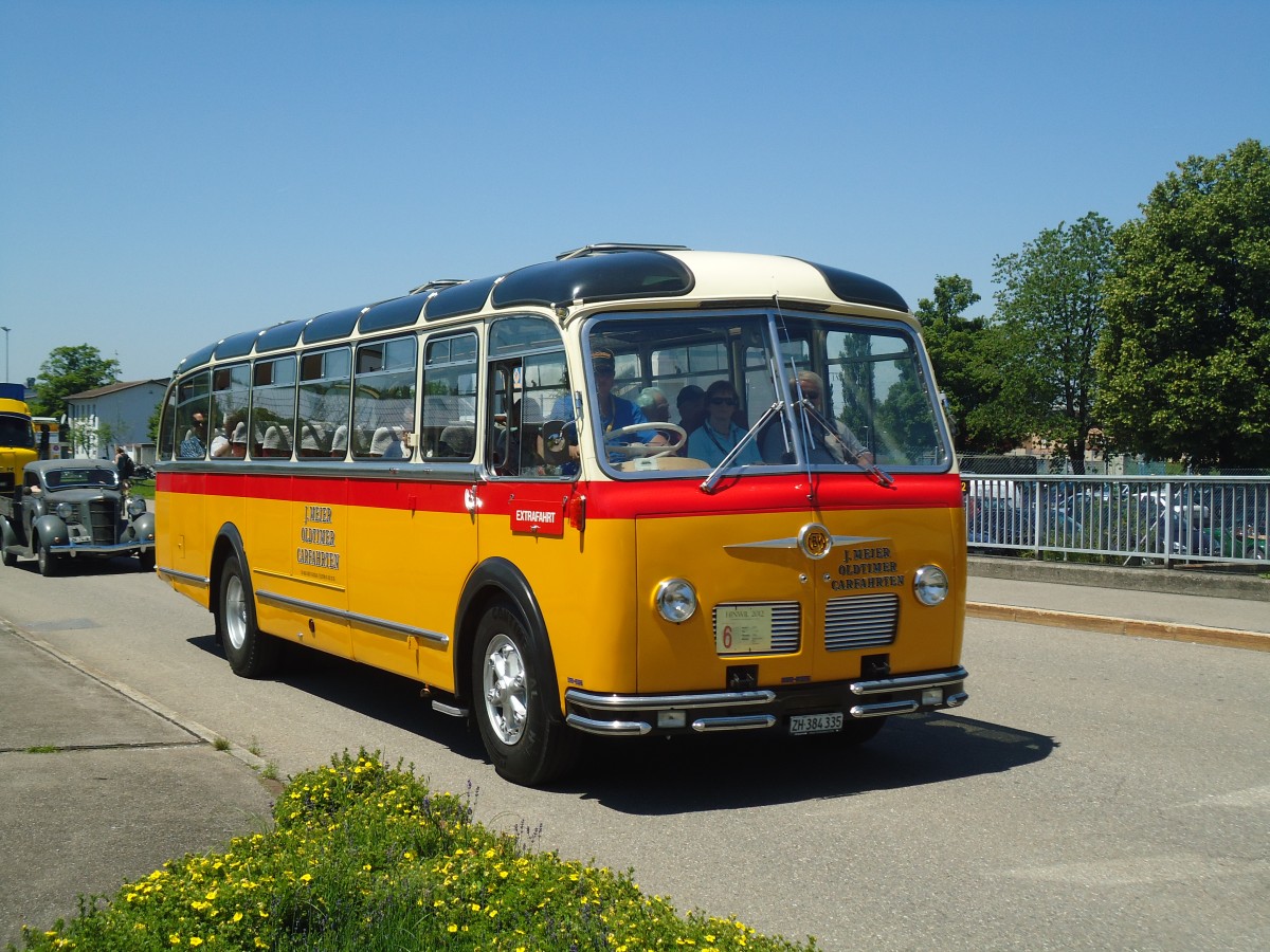 (139'722) - Meier, Grt - ZH 384'335 - FBW/R&J (ex Strssle, Wengen; ex Kasper, Poschiavo) am 16. Juni 2012 in Hinwil, AMP