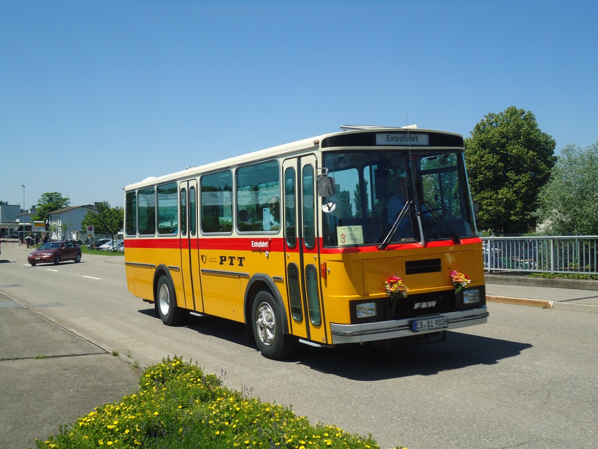 (139'757) - Aus Deutschland: Krech, Aichwald - ES-OI 980H - FBW/Tscher (ex Preisig, Affeltrangen) am 16. Juni 2012 in Hinwil, AMP