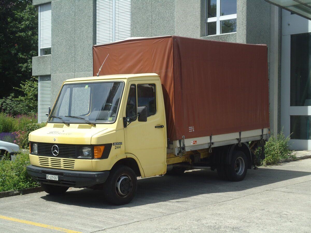 (140'057) - STI Thun - Nr. 244/BE 629'007 - Mercedes (ex Nr. 144) am 24. Juni 2012 in Thun, Garage