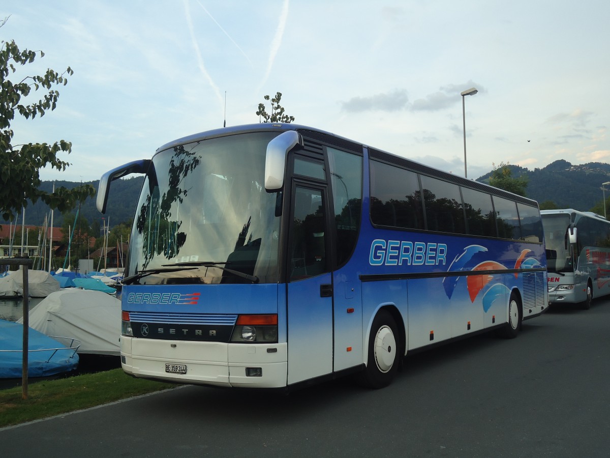 (141'033) - Gerber, Roggwil - Nr. 6/BE 359'244 - Setra am 4. August 2012 in Thun, Strandbad