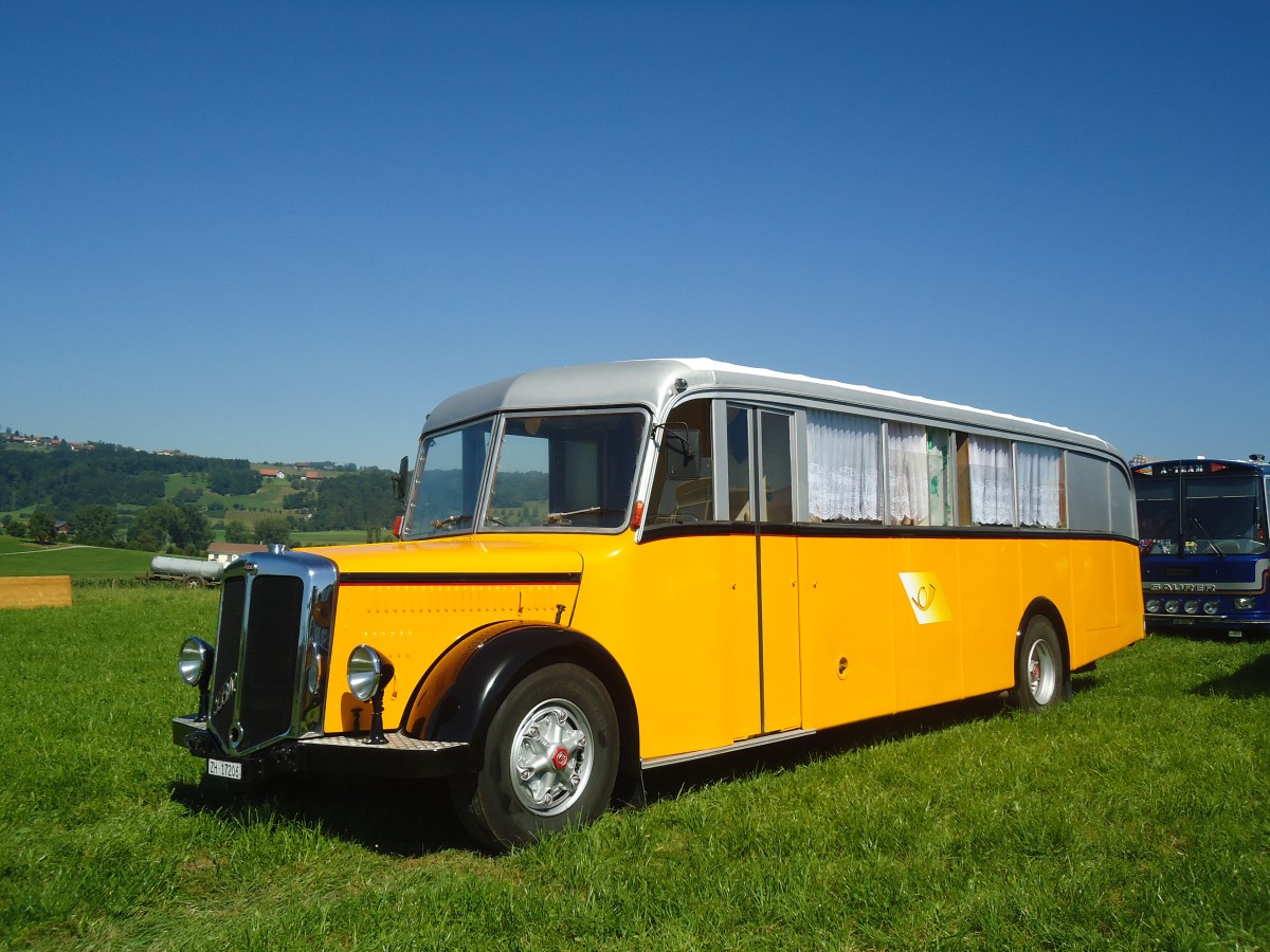 (141'168) - Badertscher, Winterthur - ZH 17'206 - FBW/Tscher (ex P 24'574; ex P 1394) am 18. August 2012 in Affeltrangen, Kreuzegg