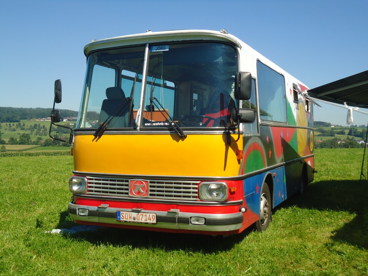 (141'218) - Aus Deutschland: ??? - SW 07'149 - Setra am 18. August 2012 in Affeltrangen, Kreuzegg