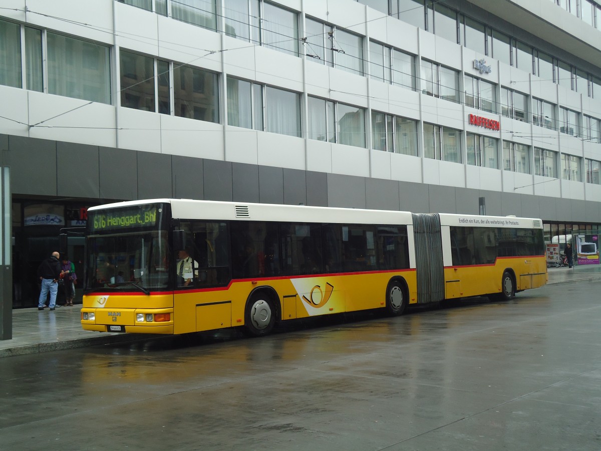 (141'515) - Moser, Flaach - Nr. 117/ZH 646'616 - MAN (ex Nr. 21; ex Nr. 1) am 12. September 2012 beim Hauptbahnhof Winterthur