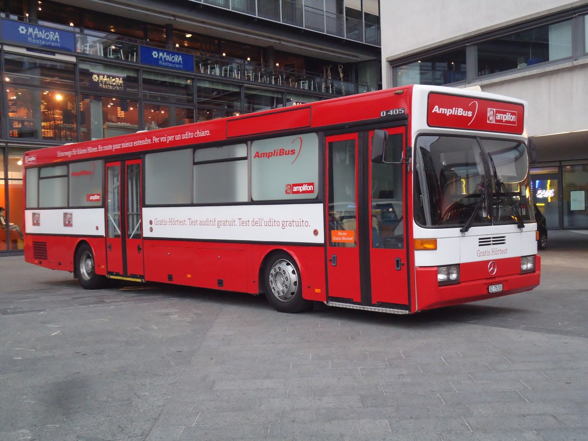 (141'798) - AmpliBus, Baar - SZ 75'316 - Mercedes (ex Voegtlin-Meyer, Brugg Nr. 13) am 18. September 2012 in Thun, Aarefeldplatz