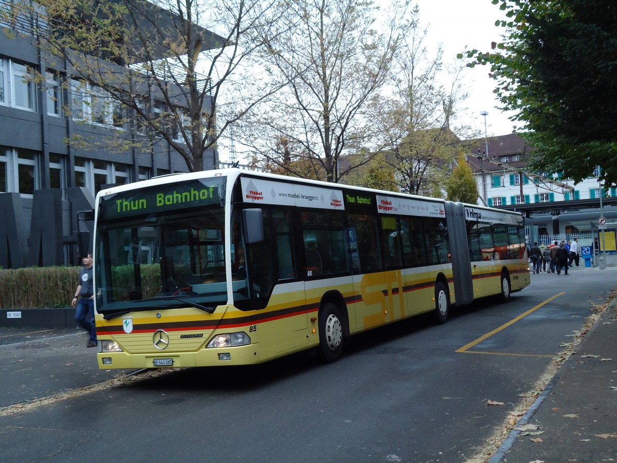 (142'193) - STI Thun - Nr. 85/BE 543'385 - Mercedes am 4. November 2012 in Thun, Seefeldstrasse