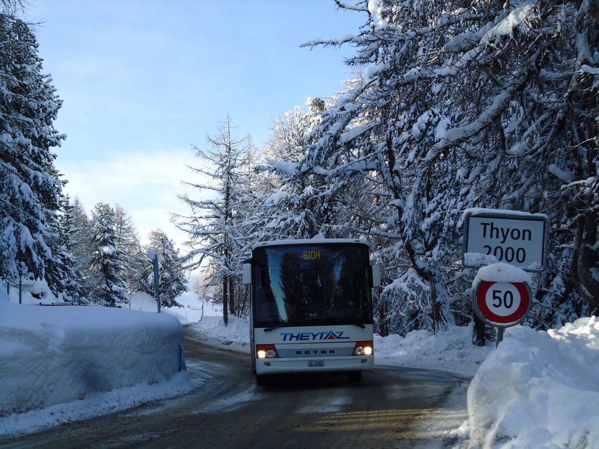 (143'127) - Theytaz, Sion - VS 11'009 - Setra am 3. Februar 2013 in Thyon 2000