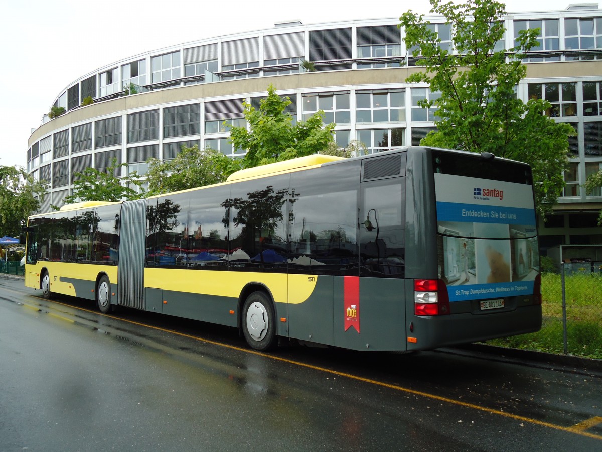 (144'894) - STI Thun - Nr. 146/BE 801'146 - MAN am 10. Juni 2013 bei der Schifflndte Thun