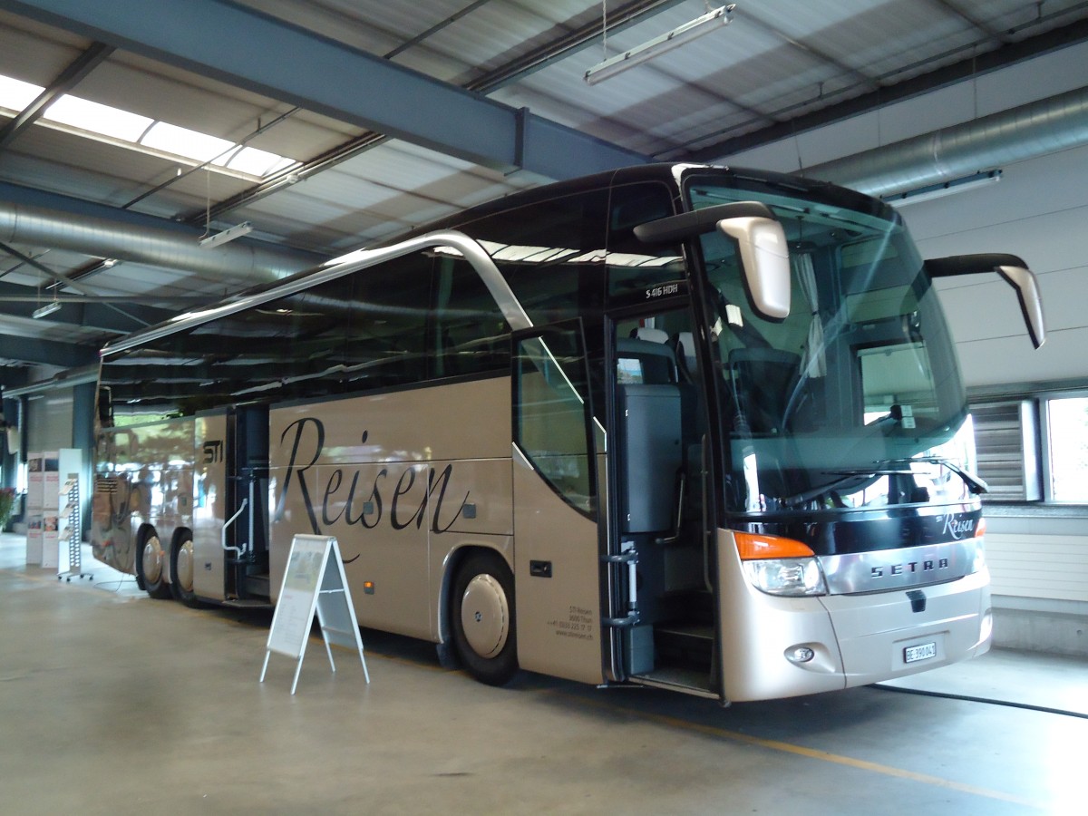 (145'019) - STI Thun - Nr. 41/BE 390'041 - Setra am 15. Juni 2013 in Thun, Garage