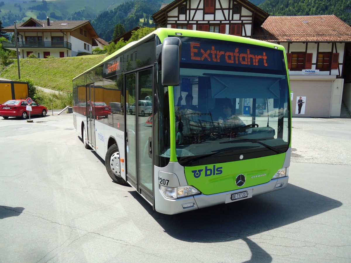 (145'560) - Busland, Burgdorf - Nr. 207/BE 737'207 - Mercedes am 30. Juni 2013 in Frutigen, 100 Jahre BLS