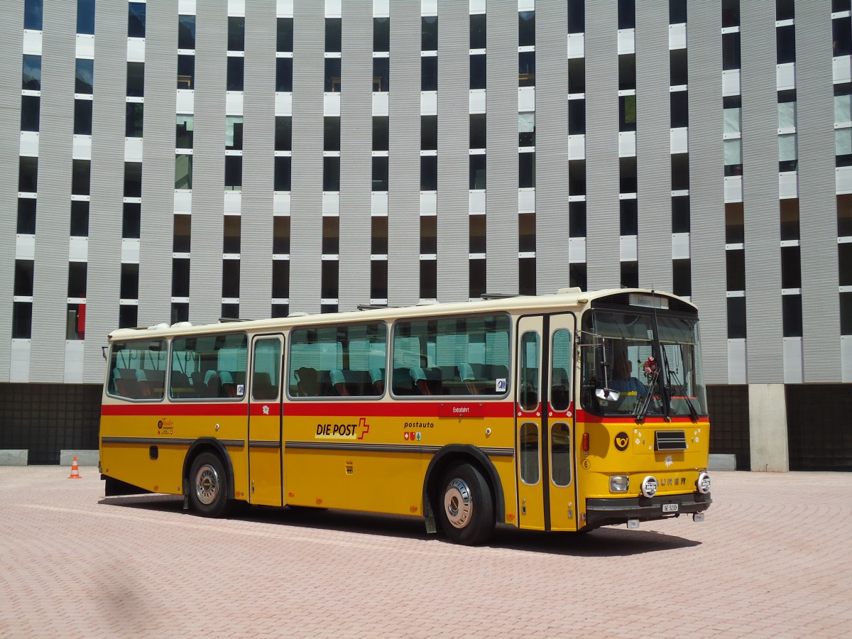 (145'889) - Fssler, Unteriberg - Nr. 6/SZ 5232 - Saurer/R&J (ex Schrch, Gutenburg Nr. 6; ex P 24'358) am 20. Juli 2013 in Airolo, Caserna