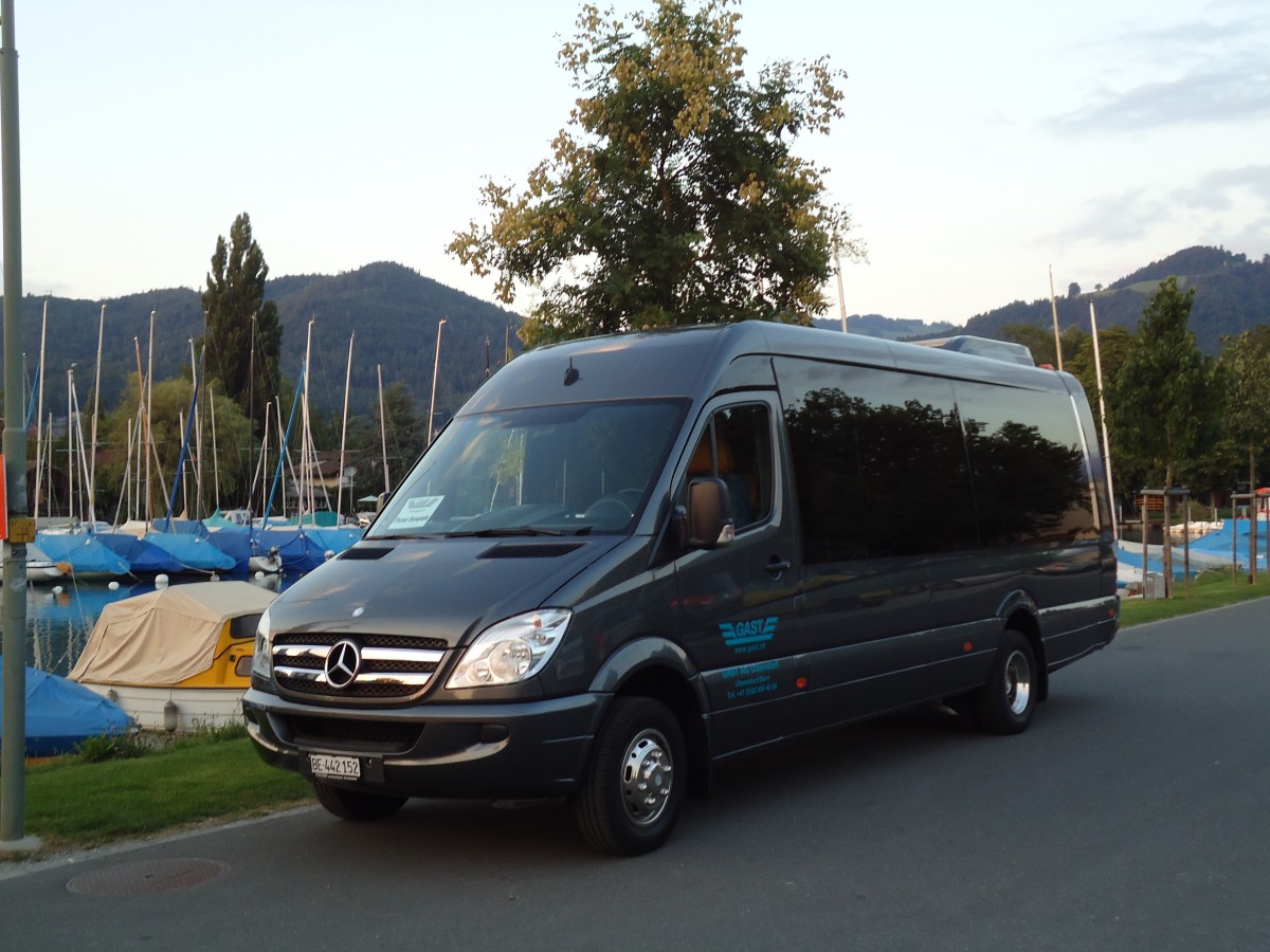 (146'307) - Gast, Utzenstorf - BE 442'152 - Mercedes am 15. August 2013 in Thun, Strandbad