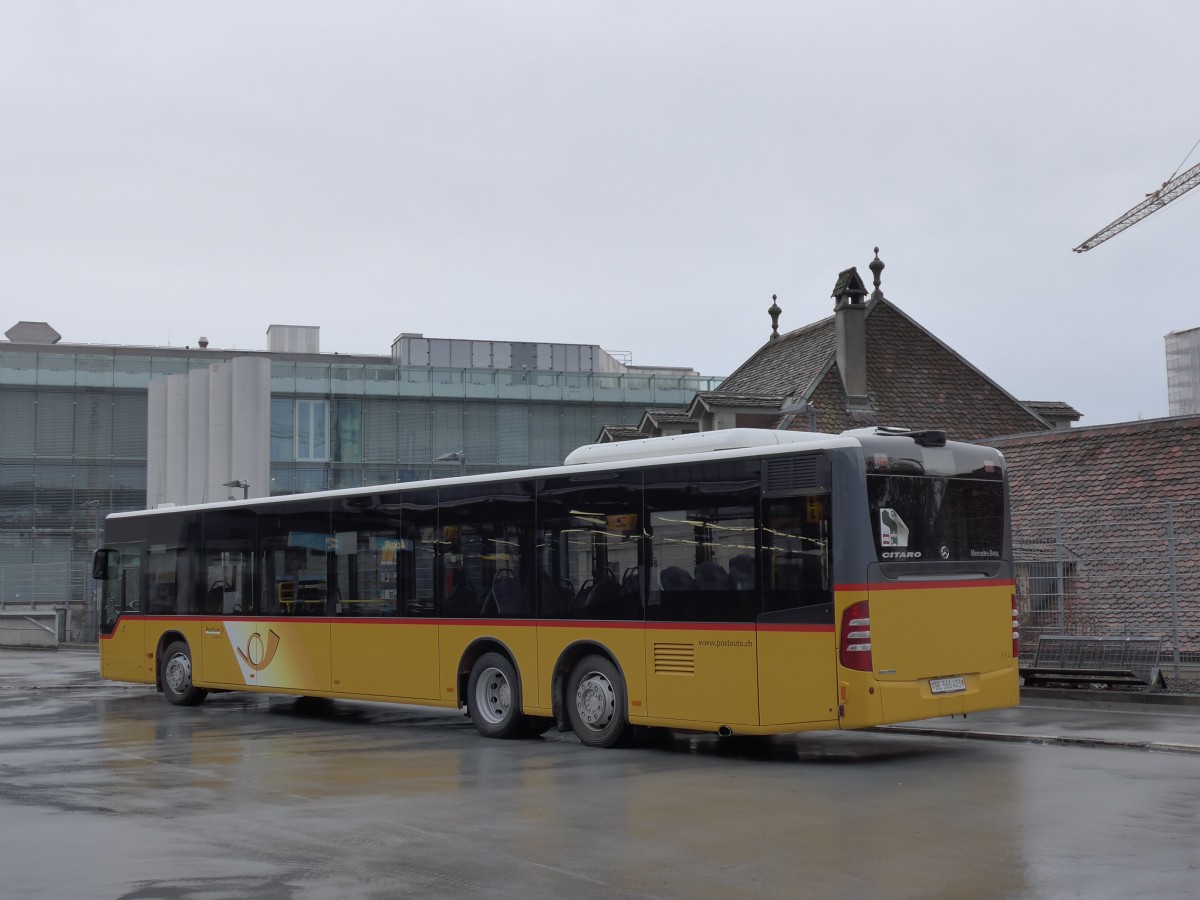 (148'867) - PostAuto Bern - Nr. 654/BE 560'403 - Mercedes am 16. Februar 2014 in Bern, Postautostation