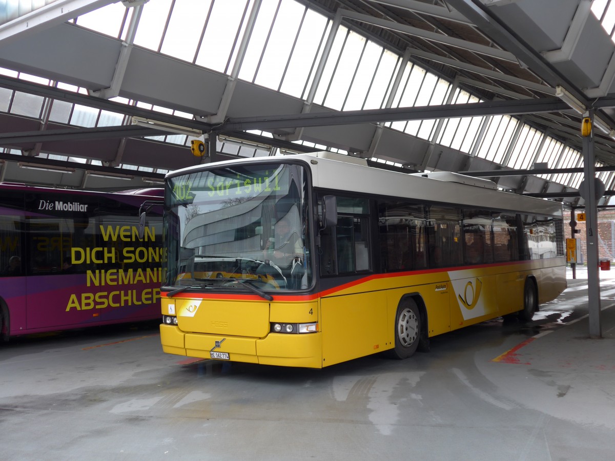 (149'374) - Steiner, Ortschwaben - Nr. 4/BE 162'774 - Volvo/Hess am 23. Mrz 2014 in Bern, Postautostation