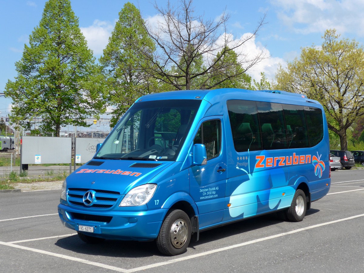 (149'737) - Zerzuben, Visp-Eyholz - Nr. 17/VS 6271 - Mercedes am 23. April 2014 in Thun, Seestrasse