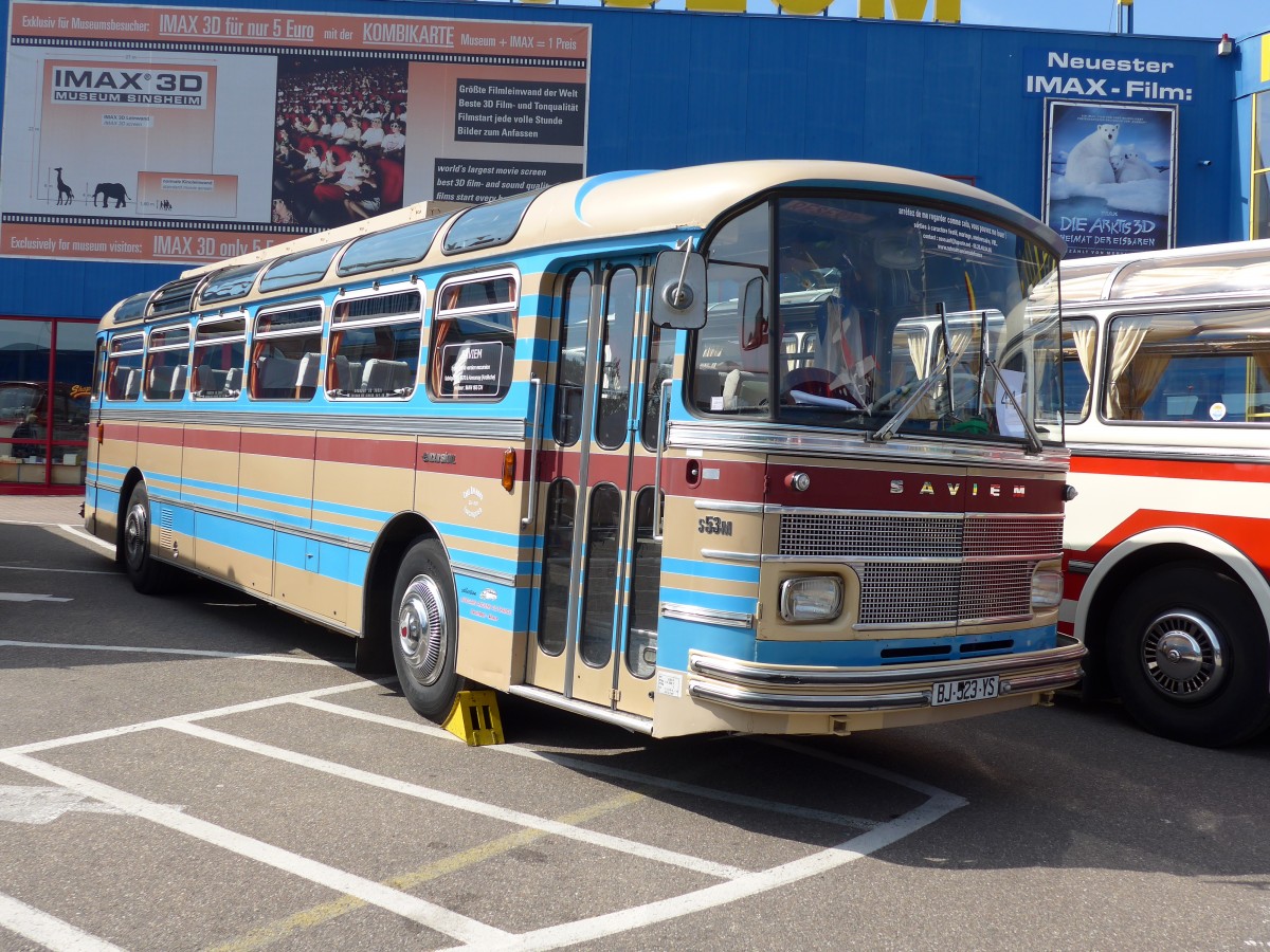 (149'763) - Aus Frankreich: Brmond, Praguignan (AAF) - BJ 523 YS - Saviem am 25. April 2014 in Sinsheim, Museum