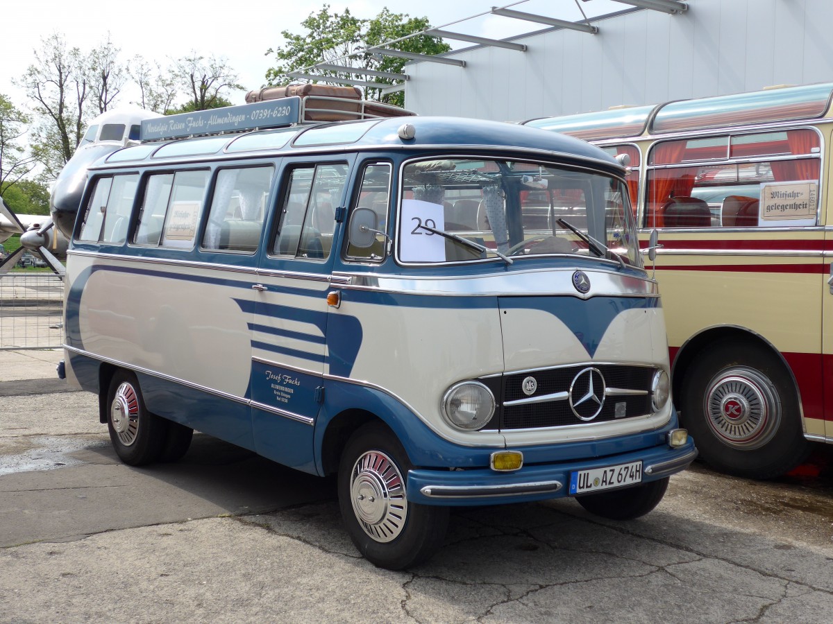 (150'253) - Fuchs, Allmendingen - UL-AZ 674H - Mercedes am 26. April 2014 in Speyer, Technik-Museum