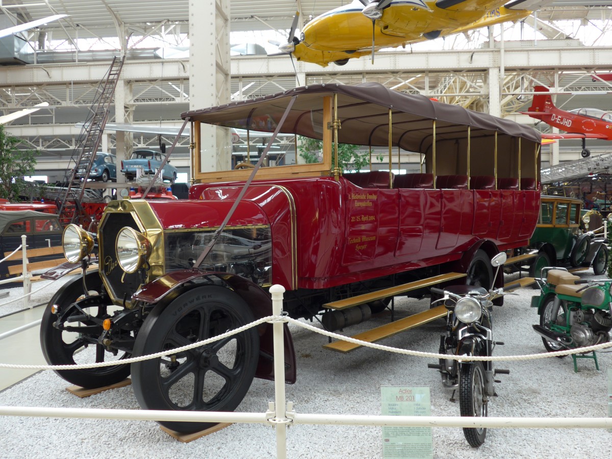 (150'341) - Museum, Sinsheim - Daimler am 26. April 2014 in Speyer, Technik-Museum