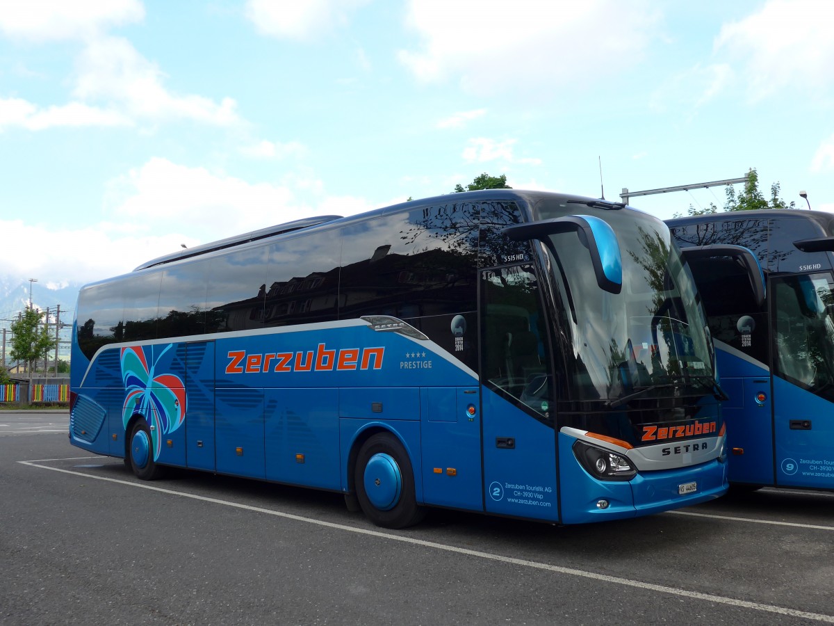 (150'662) - Zerzuben, Visp-Eyholz - Nr. 2/VS 44'605 - Setra am 16. Mai 2014 in Thun, Seestrasse