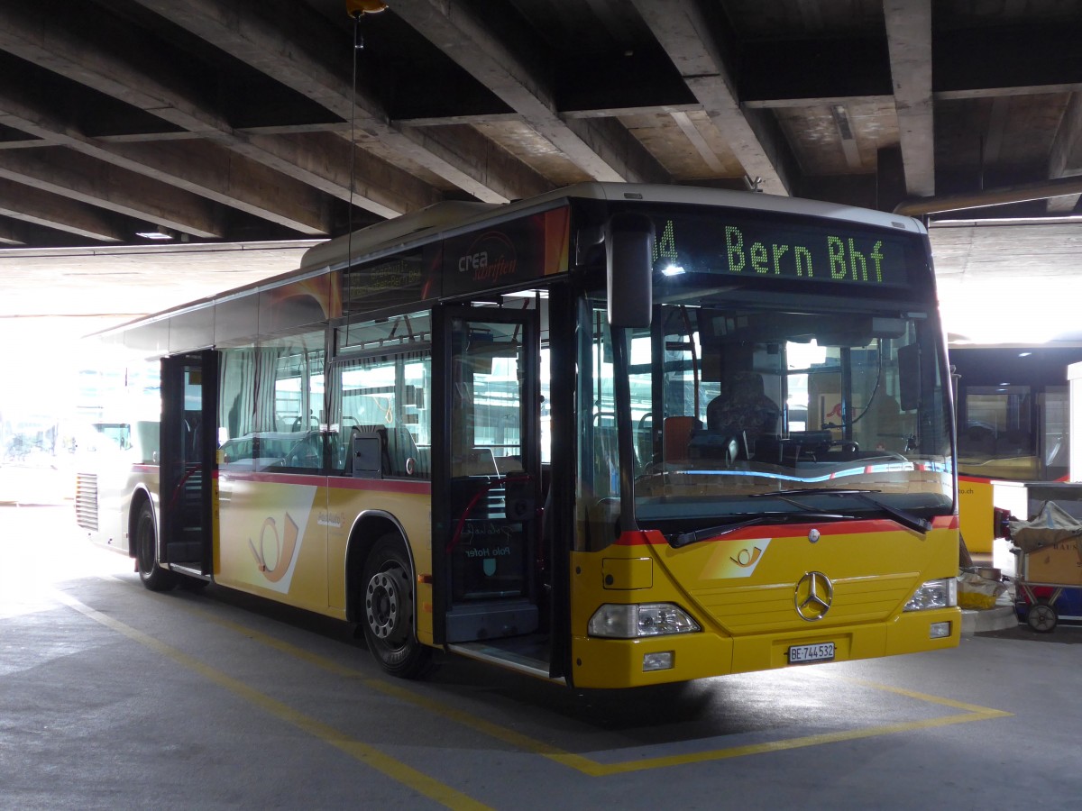 (151'034) - PostAuto Bern - Nr. 532/BE 744'532 - Mercedes (ex BE 610'544; ex BE 614'044) am 29. Mai 2014 in Bern, Postautostation