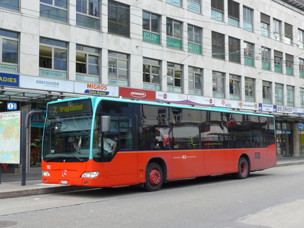 (151'077) - VB Biel - Nr. 185/BE 654'185 - Mercedes am 29. Mai 2014 in Biel, Guisanplatz