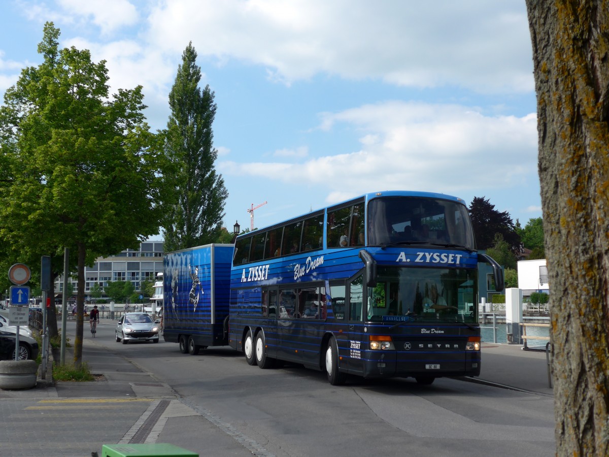 (151'110) - Zysset, Kirchdorf - Nr. 88/BE 88 - Setra am 31. Mai 2014 in Thun, Rosenau