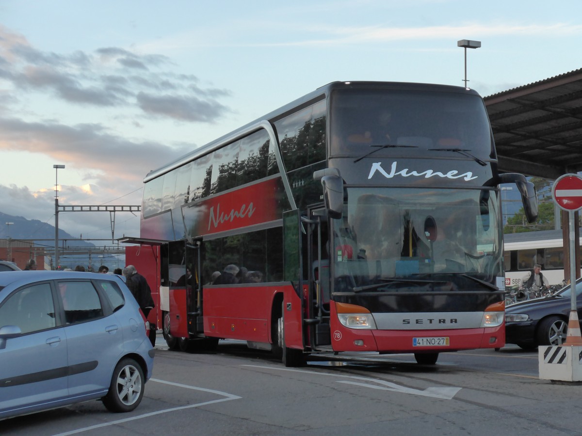 (151'227) - Aus Portugal: Nunes, Pvoa de Lanhoso - Nr. 78/41-NO-27 - Setra am 5. Juni 2014 in Thun, CarTerminal