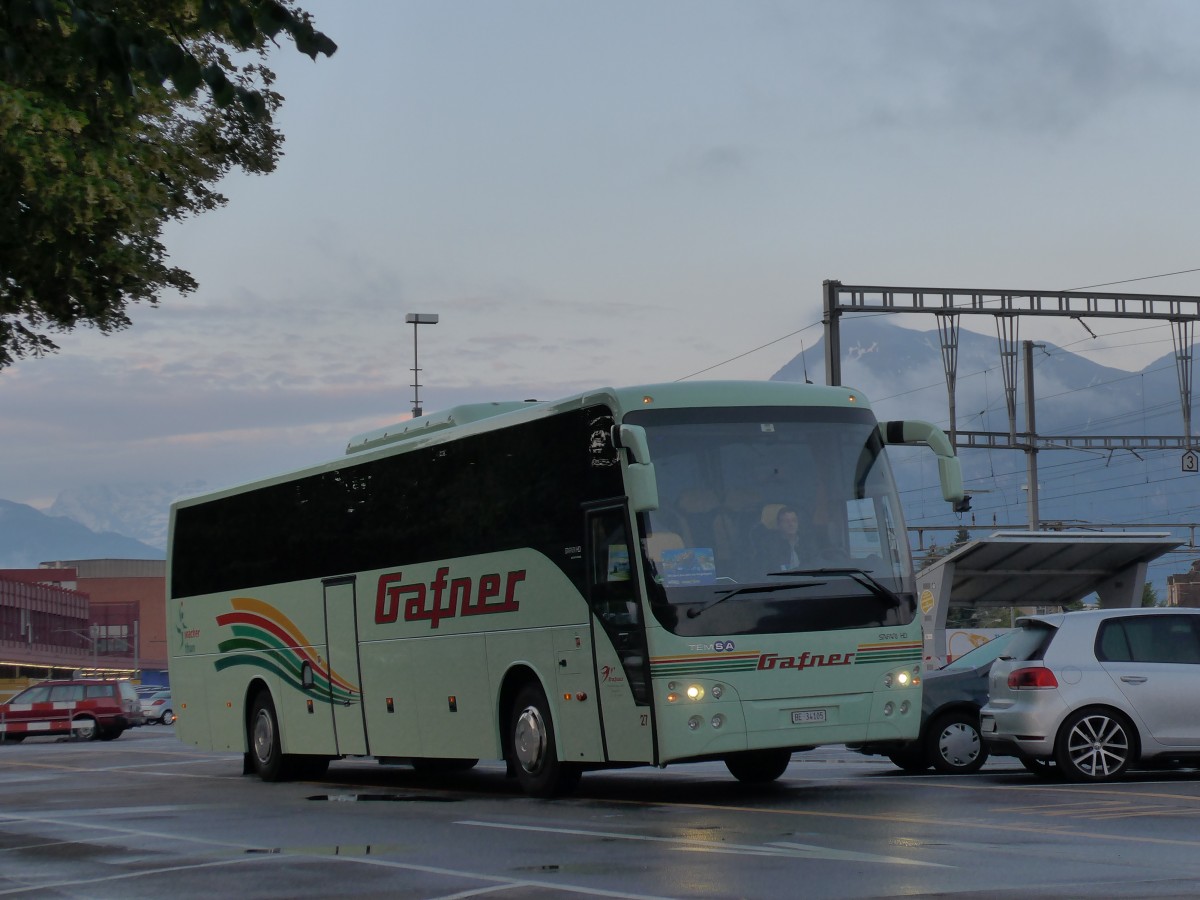 (151'595) - Gafner, Thun - Nr. 27/BE 34'105 - Temsa am 19. Juni 2014 in Thun, CarTerminal