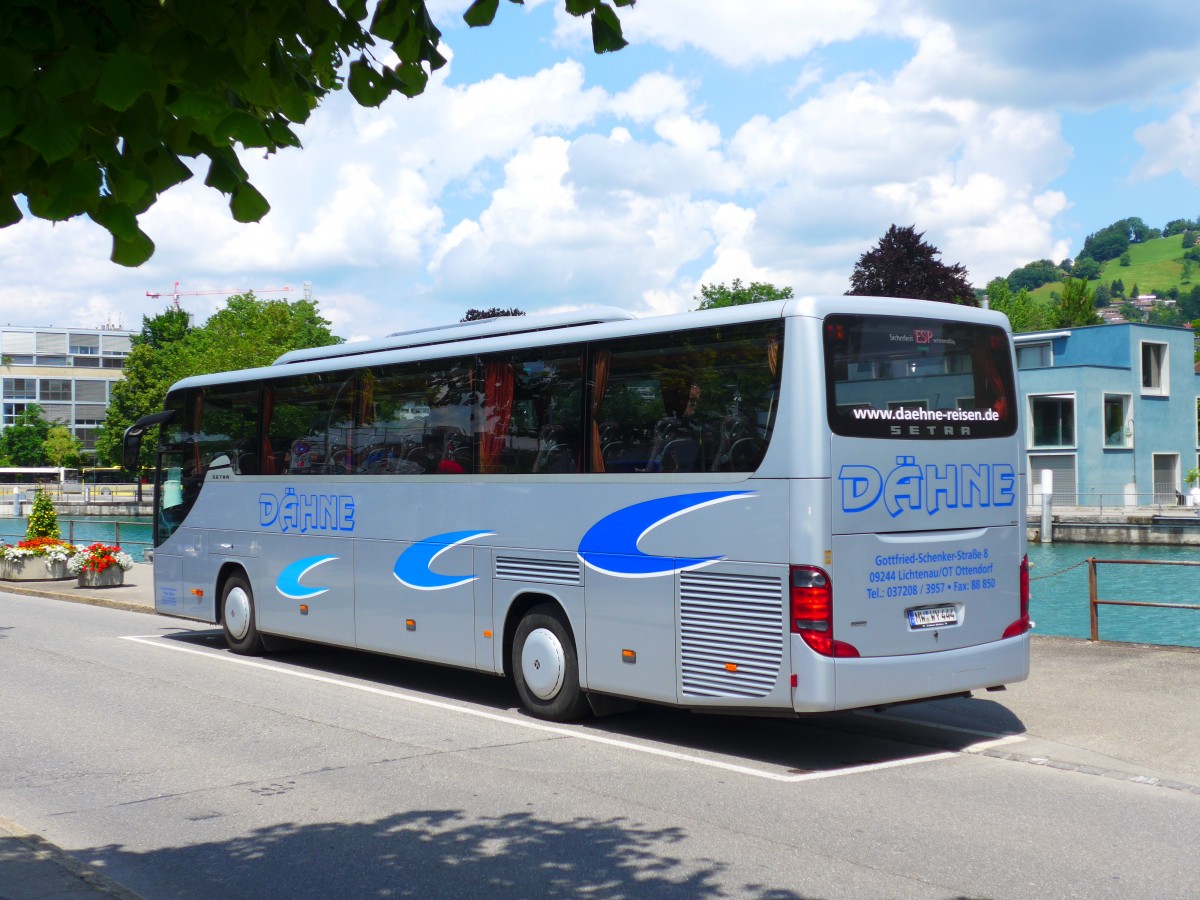 (151'835) - Aus Deutschland: Dhne, Lichtenau - MW-WY 444 - Setra am 25. Juni 2014 bei der Schifflndte Thun