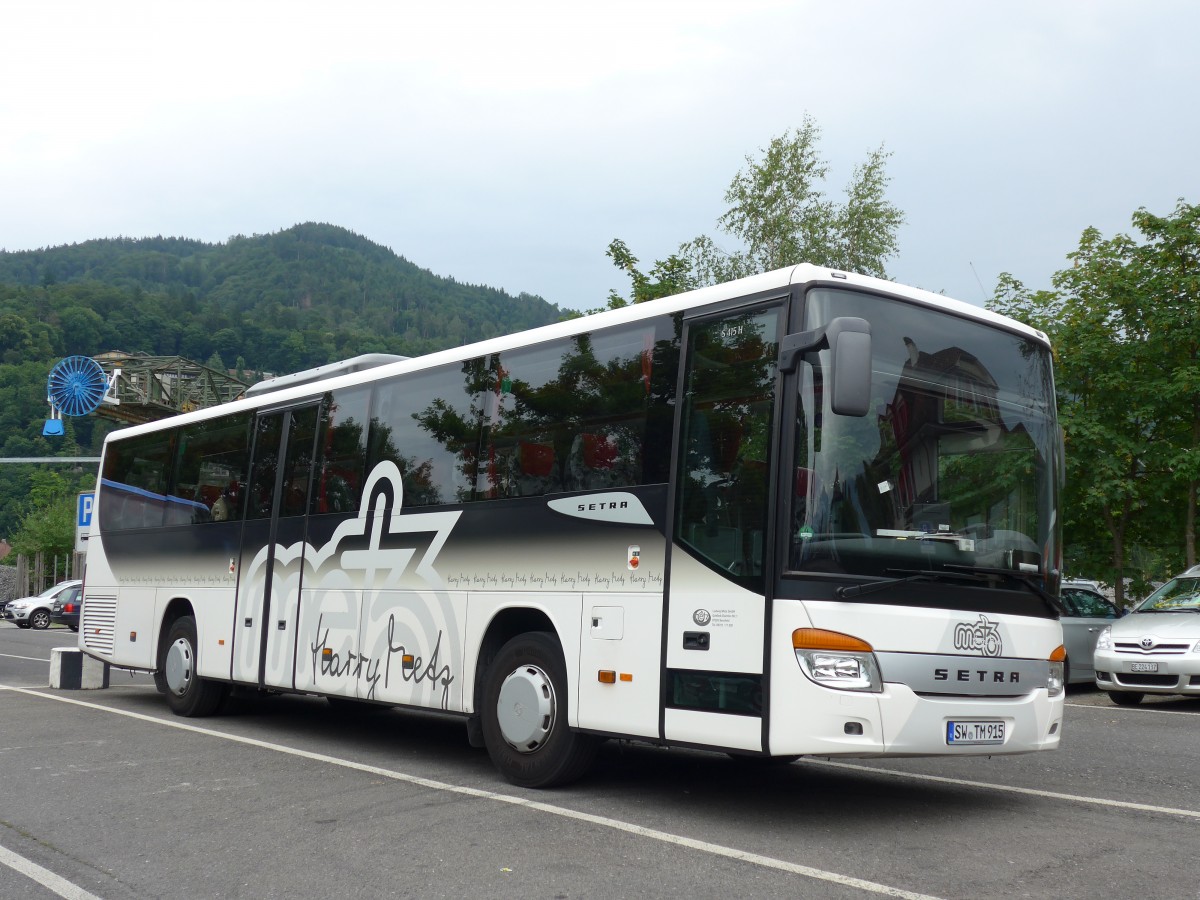 (151'870) - Aus Deutschland: Metz, Sennfeld - SW-TM 915 - Setra am 28. Juni 2014 in Thun, Seestrasse