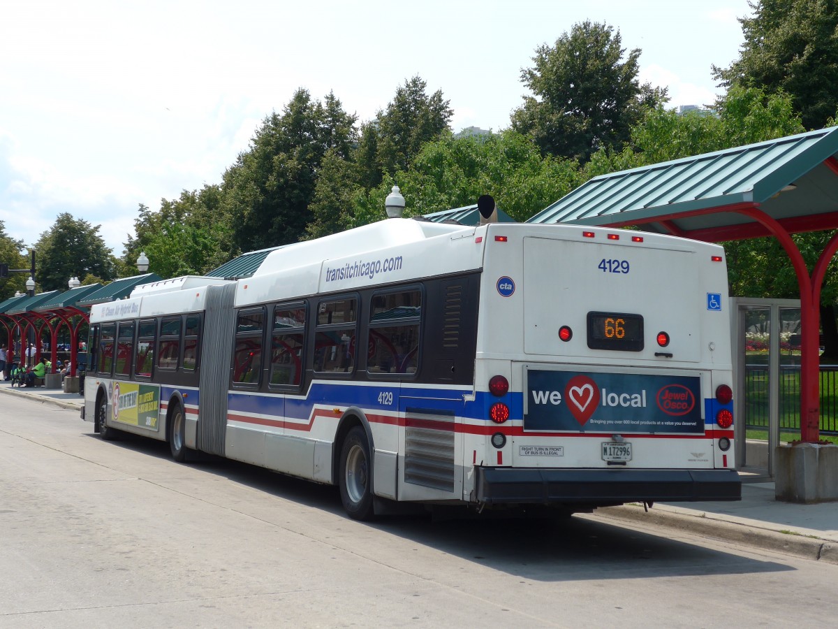 (153'192) - CTA Chicago - Nr. 4138/M 172'965 - New Flyer am 18. Juli 2014 in Chicago, Navy Pier 