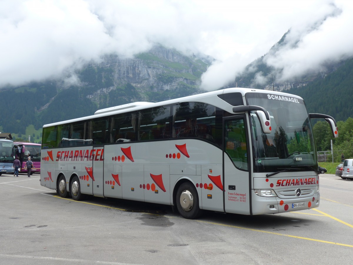 (153'578) - Aus Deutschland: Scharnagel, Feuchtwangen - AN-VA 645 - Mercedes am 3. August 2014 in Grindelwald, Grund