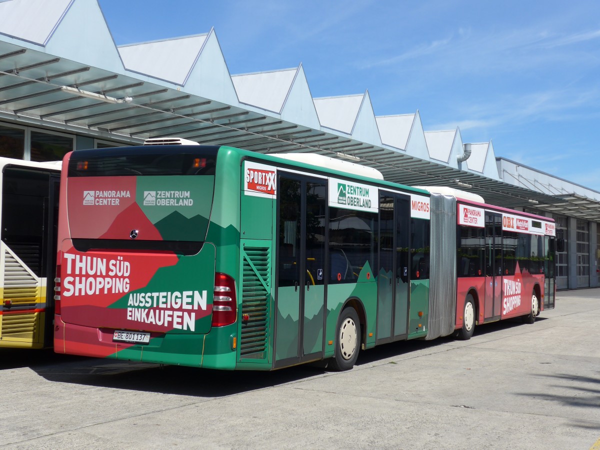 (153'946) - STI Thun - Nr. 137/BE 801'137 - Mercedes am 17. August 2014 in Thun, Garage